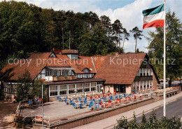 73845180 Hitzacker Elbe Hotel Restaurant Waldfrieden Terrasse Hitzacker Elbe - Hitzacker