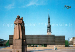 73717748 Riga Lettland Statue And The Museum To The Latvian Riga Lettland - Lettonie
