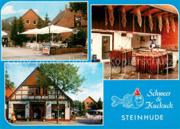 73717328 Steinhude Wunstorf Schweer Und Kuckuck Aalraeucherei Fischgrill Terrass - Steinhude