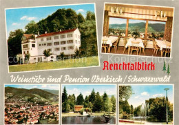 73717319 Oberkirch Baden Weinstube Und Pension Renchtalblick Gaststube Panorama  - Oberkirch