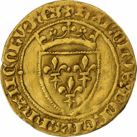 France, Charles VII, 1/2 ECU D'or, 1438-1461, Paris, Or, TTB, Duplessy:513 - 1422-1461 Carlos VII El Victorioso