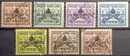 VATICAN. Y&T N°85A/85G. USED. - Gebruikt