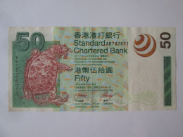 Hong Kong 50 Dollars 2003 Banknote SCB Bank See Pictures - Hong Kong