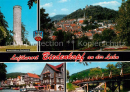 73001112 Biedenkopf Aussichtturm Sackpfeife Marktplatz Lahnbruecke  Biedenkopf - Biedenkopf