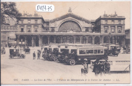 PARIS- GARE DE L EST- L ENTREE DU METROPOLITAIN DE LA STATION DES AUTOBUS - Métro Parisien, Gares