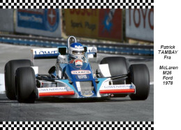 Patrick  Tambay  McLaren  M26  1978 - Grand Prix / F1
