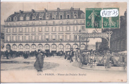 PARIS- STATION DE METRO DU PALAIS ROYAL- ART-NOUVEAU- ET LA PLACE DU PALAIS ROYAL - Stations, Underground