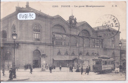 PARIS- LA GARE MONTPARNASSE- LE METRO DE LA PLACE DE L ETOILE A LA GARE MONTPARNASSE - Métro Parisien, Gares