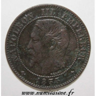 GADOURY 103 - 2 CENTIMES 1855 BB - Strasbourg - NAPOLÉON III - KM 776 - Ancre - TB/TTB - 2 Centimes