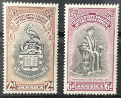 JAMAICA   - MH*  - 1951   - # 153/154 - Jamaica (...-1961)