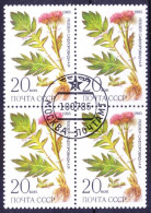 Russia 1985 MNH CTO Blk, Medicine Plant Cornflower Treat Fever, Constipation - Medicinal Plants