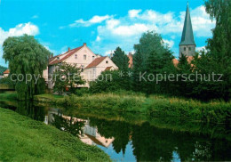 73000926 Buende Westfalen Partie An Der Else Mit Laurentiuskirche Buende Westfal - Buende