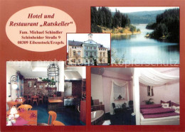 73000840 Eibenstock Hotel Restaurant Ratskeller Gastraum Bad Doppelzimmer Eibens - Eibenstock