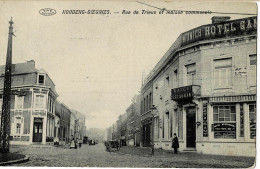 Houdeng-Goegnies Rue De Trieux Et Maison Communale Circulée En 1911 - La Louvière