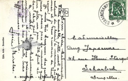 STRAINCHAMPS (HOLLANGE) Sur Carte -vue Du Château-Fort De Bouillon. Oblitération RR. - Postmarks With Stars