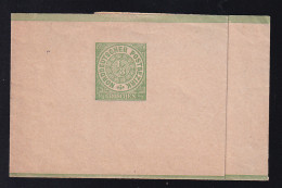 Streifband Ziffer 1/3 Gr., Verkürzt - Postal  Stationery