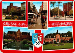 72993677 Oberhausen RathausFriedensplatz Fussgaengerzone Hauptbahnhof Schloss Ob - Oberhausen