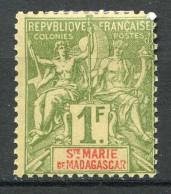 Réf 085 > SAINTE MARIE De MADAGASCAR < N° 13 (*) < Neuf Sans Gomme  (*) - Unused Stamps