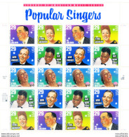 Musica. Cantanti Popolari 1994. - Blocks & Sheetlets