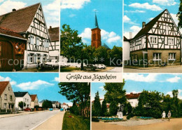 72987944 Juegesheim Fachwerkhaeuser Kirche Strassenpartie Denkmal Juegesheim - Rodgau