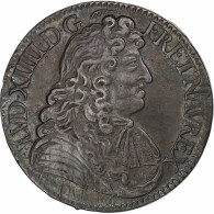 France, Louis XIV, 1/2 Écu à La Cravate, 1681, Paris, Argent, TTB+ - 1643-1715 Louis XIV Le Grand