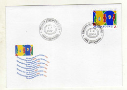 Enveloppe 1er Jour LUXEMBOURG Oblitération 1000 LUXEMBOURG 01/10/2001 - FDC