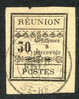 Réf 085 > REUNION < Taxe N° 5 Cachet St Benoit 1893 < Ø Oblitéré < Ø Used - Strafport