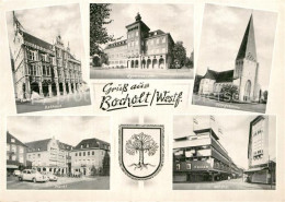 72986182 Bocholt Westfalen Rathaus Gymnasium Georgskirche Nordstrasse Markt Wapp - Bocholt