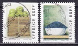 2000. Sweden. Modern Paintings By Philip Von Schantz. Used. Mi. Nr. 2179-80 - Used Stamps