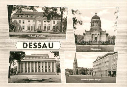 72984970 Dessau-Rosslau Schloss Mosighau Mausoleum Landestheater Wilh Pieck Str  - Dessau