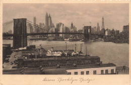 ETATS UNIS - New York - Across Brooklyn Bridge - Carte Postale Ancienne - Brooklyn