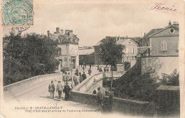 FRANCE - Vienne - Châtellerault - Pont D'Estrées Et Entrée Du Faubourg Châteauneuf - Animé - Carte Postale Ancienne - Chatellerault