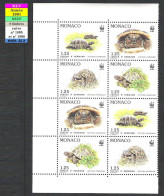 Monaco : Timbres N° 1805 à 1808 - Tortues D'Hermann - 1991 - Autres & Non Classés