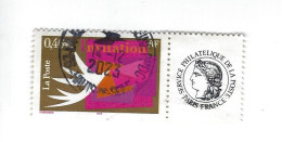 Timbre Pour Invitation N° 3479A Oblitéré 2002 - Used Stamps