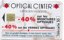 Télécarte France-Optical Center (motif, état, Années, Unités, Etc  Voir Scan) + Port - Sin Clasificación
