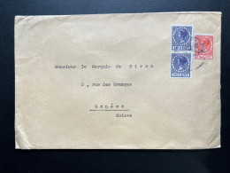 ENVELOPPE PAYS BAS HOLLANDE / LA HAYE POUR GENEVE SUISSE - Covers & Documents