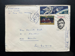 ENVELOPPE ETATS UNIS USA / EL PASO TEX POUR GENEVE SUISSE 1967 - Storia Postale