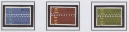 Europa CEPT 1971 Portugal Y&T N°1107 à 1109 - Michel N°1127 à 1129 *** - 1971