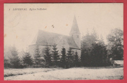 Loverval - Eglise St-Hubert - 1909 ( Voir Verso ) - Gerpinnes