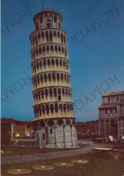 CARTOLINA  B20 PISA,TOSCANA-LA TORRE PENDENTE DI NOTTE-STORIA,MEMORIA,CULTURA,IMPERO ROMANO,BELLA ITALIA,NON VIAGGIATA - Pisa