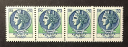 1977 - Italia - Siracusana  Lire 120 - Quattro Bolli Nuovi - 1971-80: Neufs