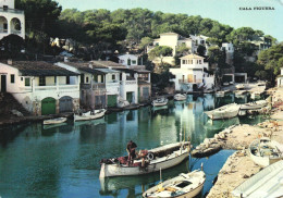 CALA FIGUERA, ISLAS BALEARES, ARCHITECTURE, BOATS, SPAIN, POSTCARD - Altri & Non Classificati