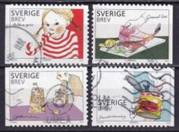 2010. Sweden. Delicious Swedish Delicacies. Used. Mi. Nr. 2775-78 - Used Stamps