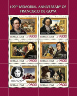  SIERRA LEONE 2018 MNH  Henry Royce  Francisco De Goya   Code:10213-10218.Scott Code: 495.6Yvert&Tellier Code: 8247-8252 - Sierra Leone (1961-...)