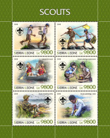  SIERRA LEONE 2018 MNH  Scouts  Michel Code: 10276-10281. Scott Code: 4959. Yvert&Tellier Code: 8265-8270 - Sierra Leone (1961-...)