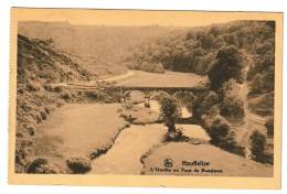 Houffalize L' Ourthe Au Pont De Rensiwez Cachet 1927 Luxembourg Htje - Houffalize