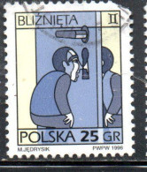 POLONIA POLAND POLSKA 1996 SIGNS OF THE ZODIAC GEMINI 25g USED USATO OBLITERE' - Usados