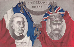 CÉLÉBRITÉS - Hommes Politiques & Militaires - Général Galliéni - Lord Kitchener - Carte Postale Ancienne - Uomini Politici E Militari