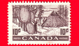 CANADA - Usato - 1950 - Risorse - Indians Drying Skins - 10 - Gebraucht