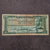 BILLET CIRCULE 1 DOLLAR 1966 ETHIOPIE / ETHIOPIA BANKNOTE - Ethiopia